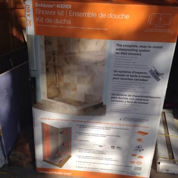 Dorothy's Tile & Stone - The Schluter shower kit they will not take back! - Building Supplies Near Me - Modesto, California