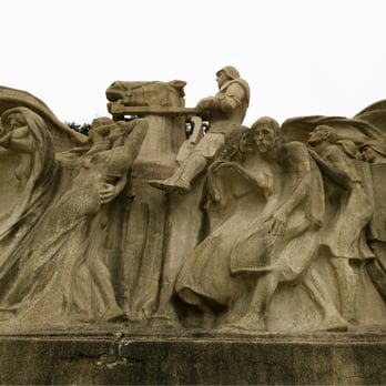 Washington Park - Lorado Taft; Fountain of Time; reinforced concrete; dedicated 1922 - Parks Near Me - Chicago, Illinois Washington Park - Lorado Taft; Fountain of Time; reinforced concrete; dedicated 1922 - Parks Near Me - Chicago, Illinois