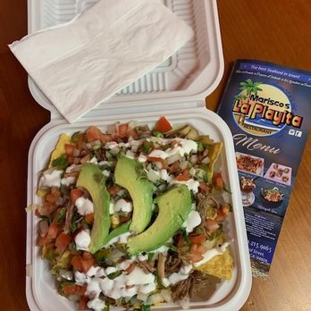 Mariscos La Playita - Beef Tacos, yummy! - Seafood Near Me - San Pablo, California