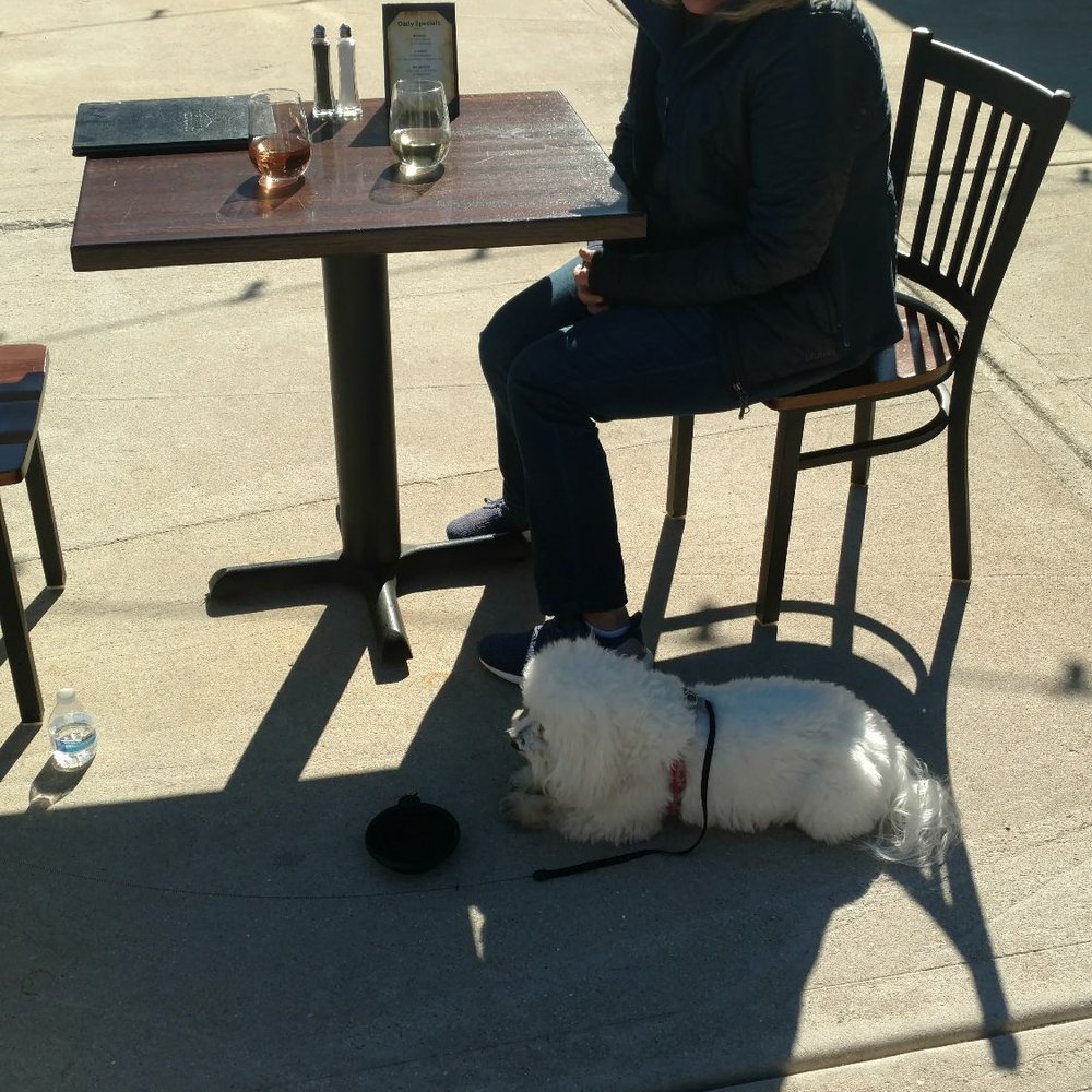 Fiammé - Lone outside table, March 4, 2018 - Pizza Near Me - Naperville, Illinois Fiammé - Lone outside table, March 4, 2018 - Pizza Near Me - Naperville, Illinois