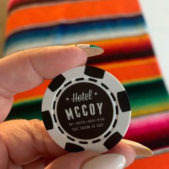 Hotel McCoy - The chip they give you which is good for one free drink at the bar. - Hotels Near Me - Tucson, Arizona Hotel McCoy - The chip they give you which is good for one free drink at the bar. - Hotels Near Me - Tucson, Arizona