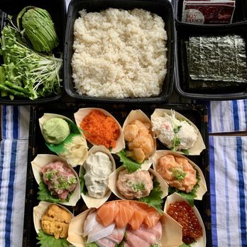 Osawa Shabu Shabu & Sushi - take home make ur own roll platter... sooo good and also fun to make ur own rolls - Japanese Near Me - Pasadena, California