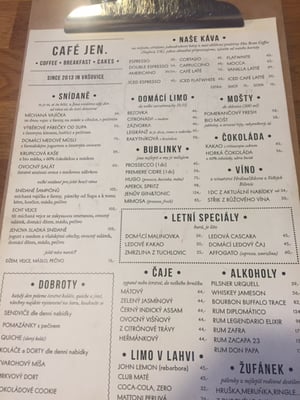 Menu photo 3 Café Jen Prague, PR Menu photo 3 Café Jen Prague, PR