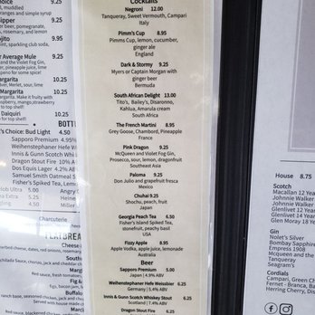 Gracie's: A Rooftop Bar - These cocktails are not on the bar website's menu as of 28 October 2021. - Cocktail Bars Near Me - Warner Robins, Georgia