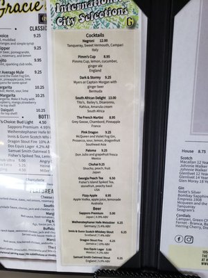 Menu photo 3 Gracie's: A Rooftop Bar Warner Robins, GA