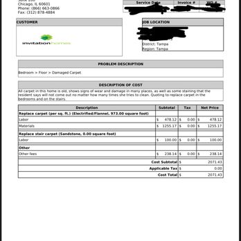 Invitation Homes - Fake Invoice created by Meghan Martel for work order that landlord is responsible for! - Property Management Near Me - Tampa, Florida Invitation Homes - Fake Invoice created by Meghan Martel for work order that landlord is responsible for! - Property Management Near Me - Tampa, Florida