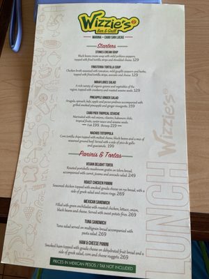 Menu photo 7 Wizzie's Bar y Grill Cabo San Lucas, BCS Menu photo 7 Wizzie's Bar y Grill Cabo San Lucas, BCS