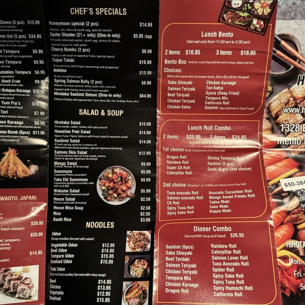 Hirotaka Sushi - Japanese Near Me - Menlo Park, California