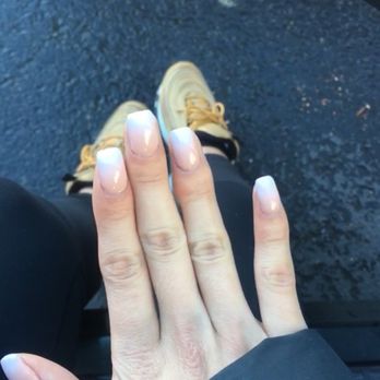 Sola Nails - Ombré shellac mani $28 - Nail Salons Near Me - Burien, Washington