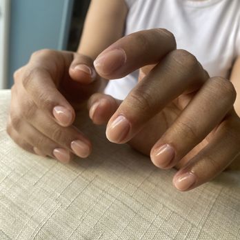 Tat's Nails On Central - Russian manicure with nude hard gel - Nail Salons Near Me - Phoenix, Arizona