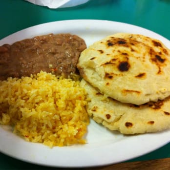 Los Panchos - Pupusas with rice and beans. - Mexican Near Me - San Francisco, California Los Panchos - Pupusas with rice and beans. - Mexican Near Me - San Francisco, California