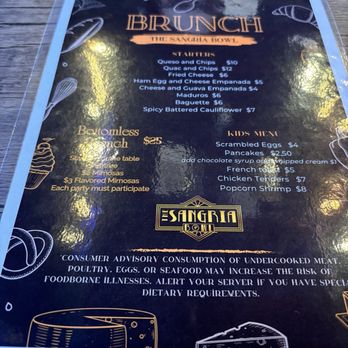 The Sangria Bowl - Brunch menu - Latin American Near Me - Culpeper, Virginia The Sangria Bowl - Brunch menu - Latin American Near Me - Culpeper, Virginia