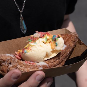 Churro Boss - Fruity pebble churros were a hit. - Desserts Near Me - Covina, California Churro Boss - Fruity pebble churros were a hit. - Desserts Near Me - Covina, California