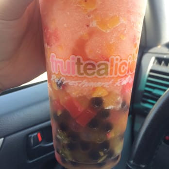 Fruitealicious - YUMMY fruit chiller with everything. Large - Coffee & Tea Near Me - Carrollton, Texas Fruitealicious - YUMMY fruit chiller with everything. Large - Coffee & Tea Near Me - Carrollton, Texas