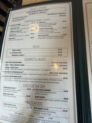 Menu photo 8 Drago's Seafood Restaurant New Orleans, LA
