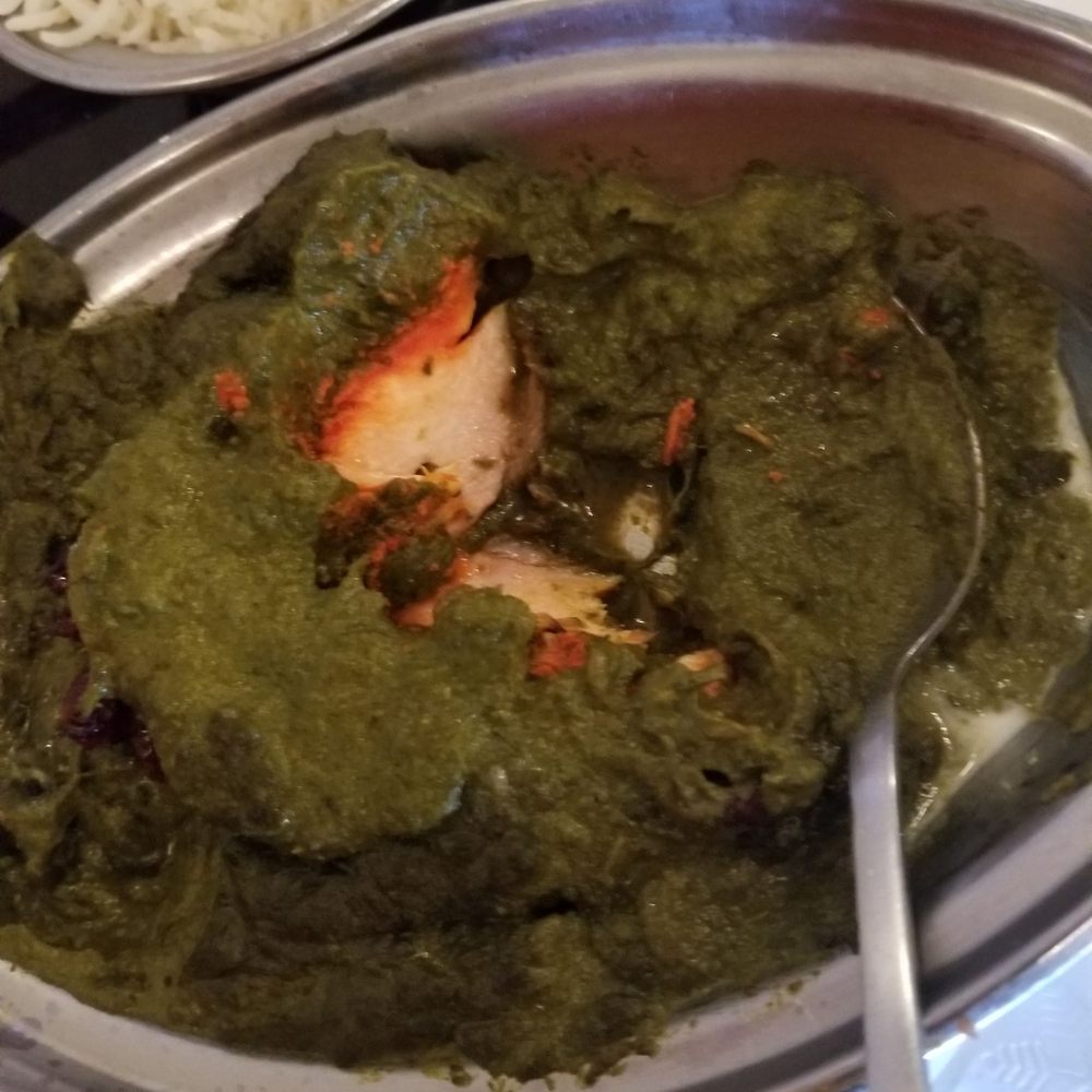 Taaza Bistro - Salmon saag - Indian Near Me - Greensboro, North Carolina