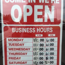 A Mano Italian Eatery - I thought posting the business hours would be helpful because I couldn't find them online!