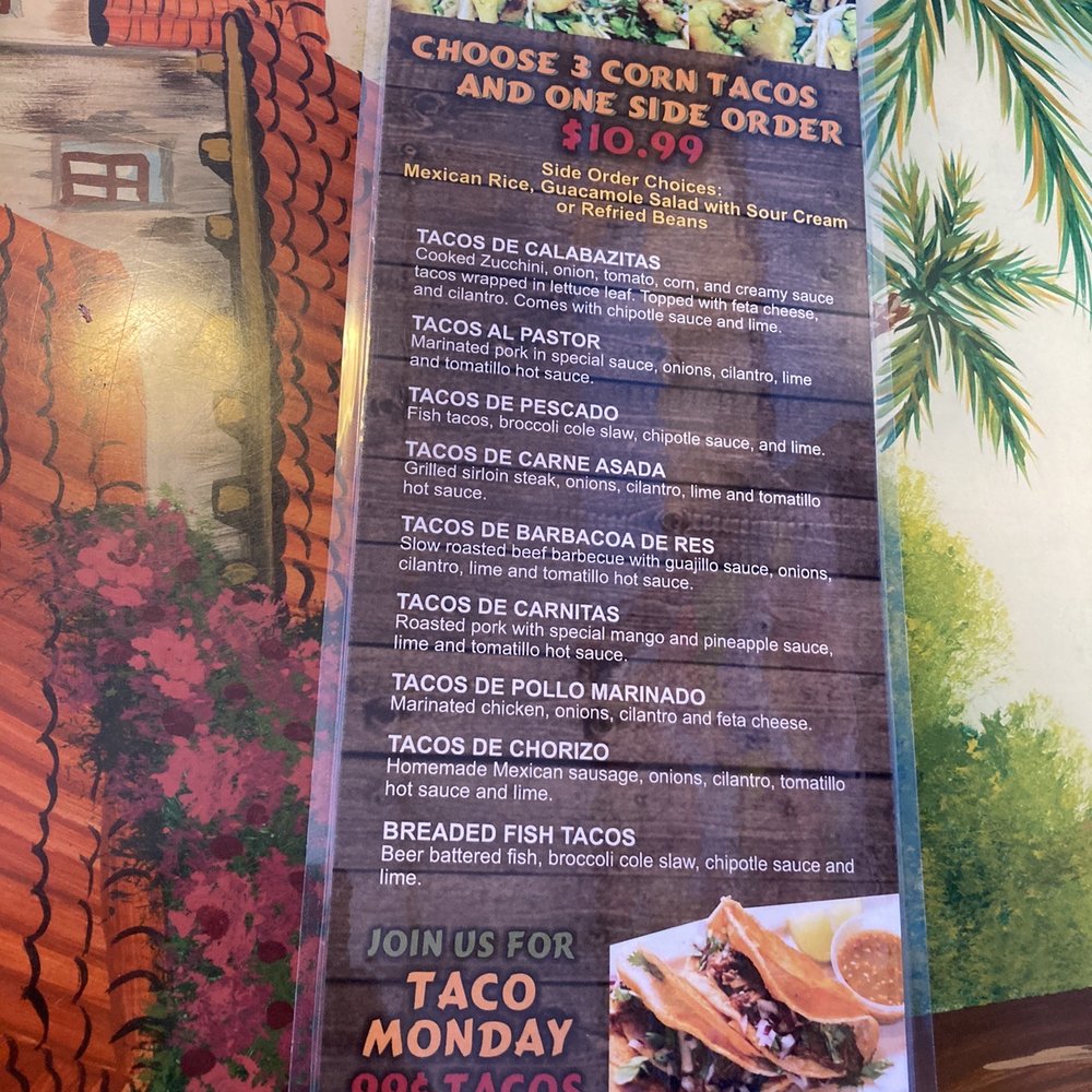 Costa Azul Mexican Restaurant - Taco specials - Mexican Near Me - Huron, Ohio