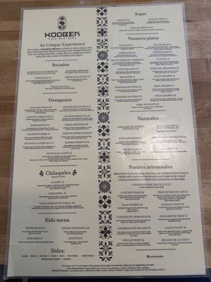 Menu photo 3 Kooben Cafe Mexican Hanahan, SC Menu photo 3 Kooben Cafe Mexican Hanahan, SC