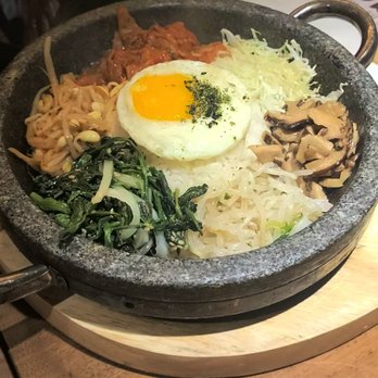 JinCook - Bibimbap Hot Stone asked for a non spicy, waitress didn't even say there is kimchi that's spicy. - Korean Near Me - Los Angeles, California JinCook - Bibimbap Hot Stone asked for a non spicy, waitress didn't even say there is kimchi that's spicy. - Korean Near Me - Los Angeles, California