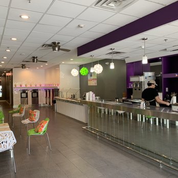 Go Greenly - Counter and frozen yogurt towards the back. - Juice Bars & Smoothies Near Me - Scarsdale, New York