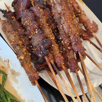 Meat Lover - pork belly and lamb skewers - Chinese Near Me - Riverside, California Meat Lover - pork belly and lamb skewers - Chinese Near Me - Riverside, California