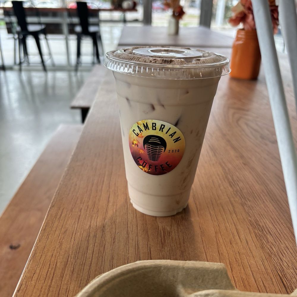 Cambrian Coffee - large iced chai latte with vanilla - Coffee & Tea Near Me - Houston, Texas Cambrian Coffee - large iced chai latte with vanilla - Coffee & Tea Near Me - Houston, Texas