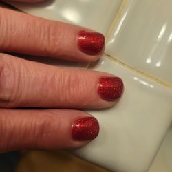 Matching Gel Mani for the New Year
