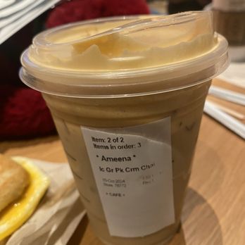 Starbucks - My pumpkin cram chai was immaculate - Coffee & Tea Near Me - Springtown, Texas Starbucks - My pumpkin cram chai was immaculate - Coffee & Tea Near Me - Springtown, Texas