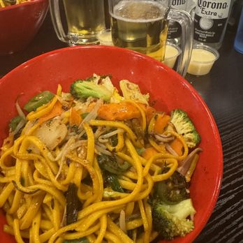 Yummy Bowl - a plate of noodles and vegetables - Mongolian Near Me - Springfield, Illinois Yummy Bowl - a plate of noodles and vegetables - Mongolian Near Me - Springfield, Illinois