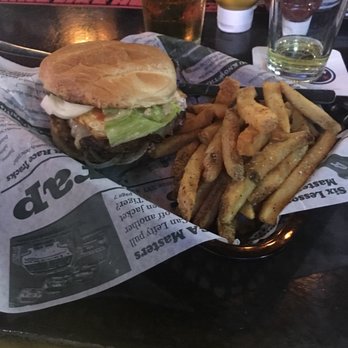 The Skybox Grill - Egg on a burger??? Absolutely delicious! - Sports Bars Near Me - Collierville, Tennessee