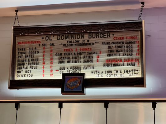 Menu photo 4 Ol' Dominion Burger Bar Williamsburg, VA Menu photo 4 Ol' Dominion Burger Bar Williamsburg, VA