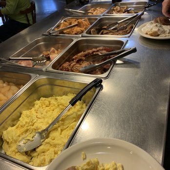 Windy Hollow Restaurant - Main buffet eggs, meat, taters, grits, pancakes - Coffee & Tea Near Me - Owensboro, Kentucky
