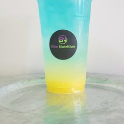 Elite Nutrition - Our Cool Cucumber, the caffeine free version, with a shot of mango aloe.