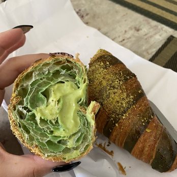 Steven’s Cafe - This was delicious, pistachio cream for St. Pattys Day - Italian Near Me - Rutherford, New Jersey