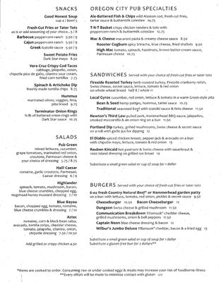 Menu photo 6 McMenamins Oregon City Oregon City, OR Menu photo 6 McMenamins Oregon City Oregon City, OR