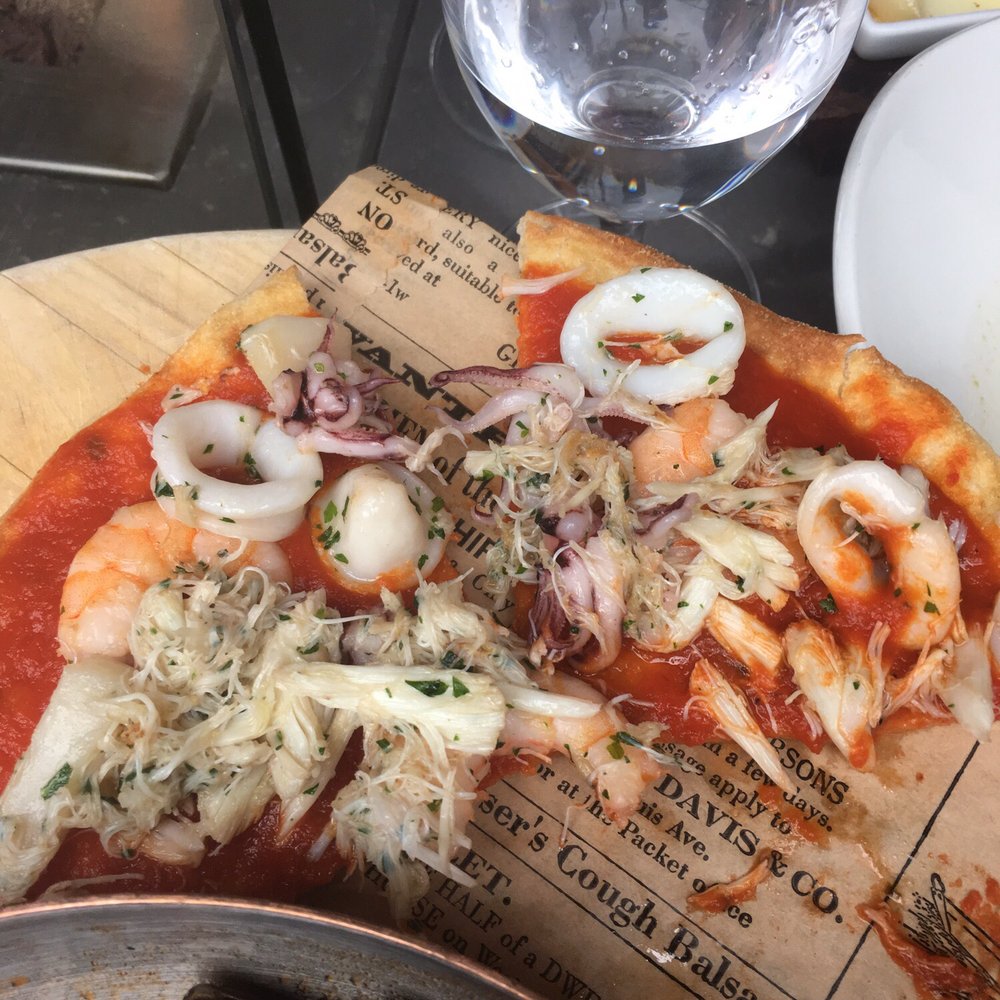 Mare - The flatbread appetizer.... AMAZING - Seafood Near Me - Boston, Massachusetts Mare - The flatbread appetizer.... AMAZING - Seafood Near Me - Boston, Massachusetts