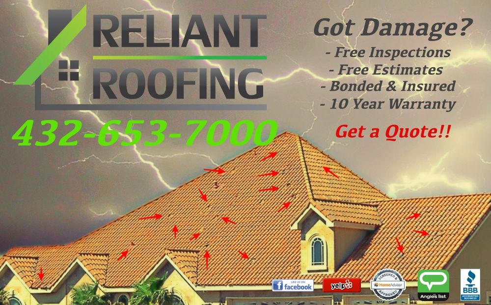 Slide of Reliant Roofing