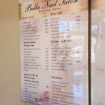 Bella Nail Salon - Menu - Nail Salons Near Me - Pittsburg, California Bella Nail Salon - Menu - Nail Salons Near Me - Pittsburg, California