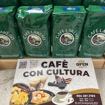 Cafe con Cultura - Only available here, Cafe Lareño is rich, creamy and smooth - Coffee Roasteries Near Me - Jacksonville, Florida