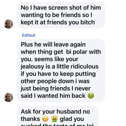Alicia Legal Filing Services - I don't know what kind of person tries to break up a marriage of 14 years with 6 kids and then stay on the way when we try to fix it.