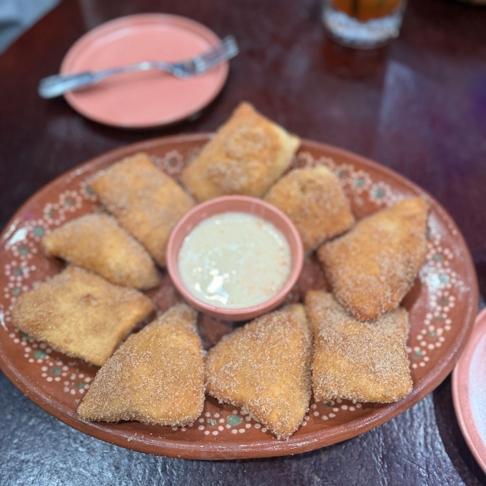 Rosa Madera - Churro beignets with lechera - Mexican Near Me - Santa Ana, California Rosa Madera - Churro beignets with lechera - Mexican Near Me - Santa Ana, California