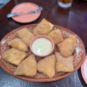 Rosa Madera - Churro beignets with lechera - Mexican Near Me - Santa Ana, California