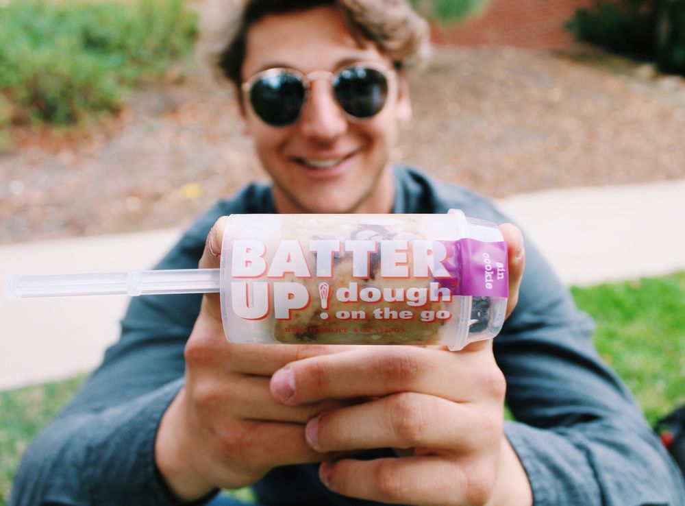 Batter Up Dough on the Go Logo