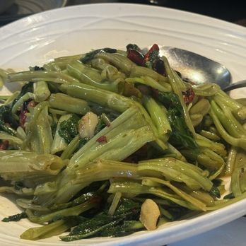 Pings Bistro - Stir fried water spinach ($17.99) - Chinese Near Me - Cupertino, California Pings Bistro - Stir fried water spinach ($17.99) - Chinese Near Me - Cupertino, California