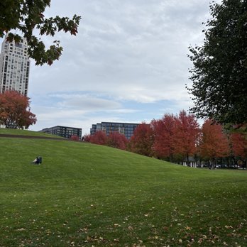 Gold Medal Park - Hill in the center - Parks Near Me - Minneapolis, Minnesota