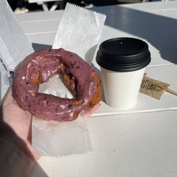 Johnny Doughnuts - Blueberry Cake Donut - Donuts Near Me - Larkspur, California Johnny Doughnuts - Blueberry Cake Donut - Donuts Near Me - Larkspur, California