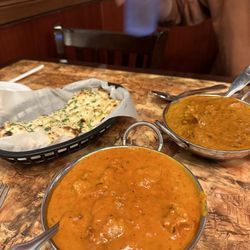 Village Indian Cuisine - Butter chicken and chicken tikka masala