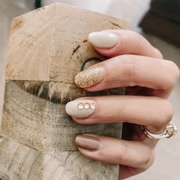 Kenny's gel manicure (2 acrylics on the nails that weren't long enough)