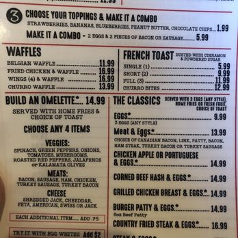 Griddlecakes - Breakfast menu - American Near Me - Las Vegas, Nevada